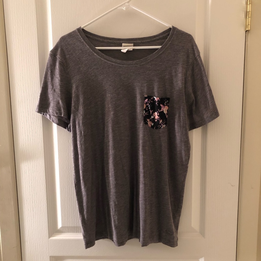 PINK Victoria’s Secret floral pocket T-Shirt